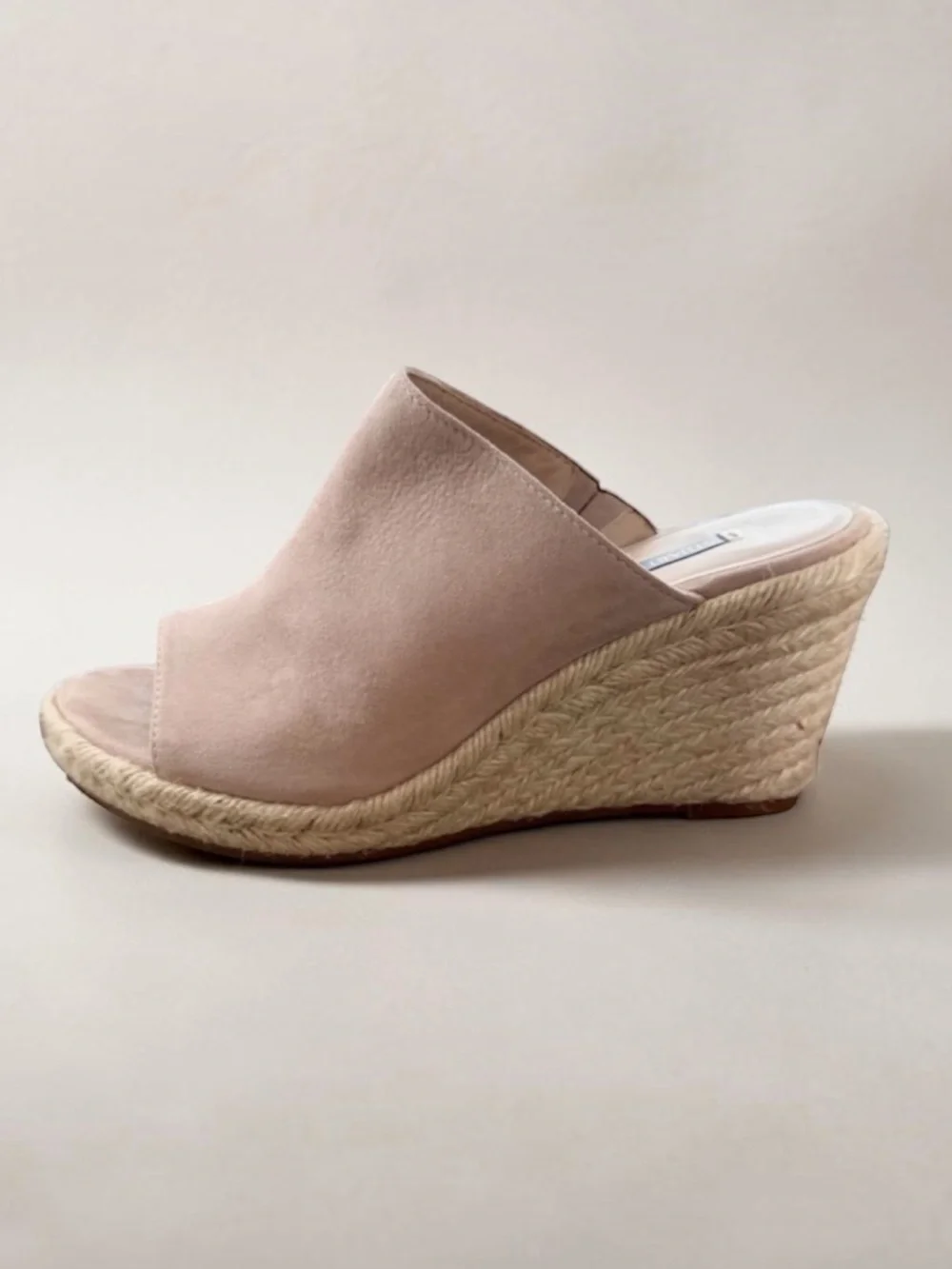STUART WEITZMAN Pink Platform Mule Marabella Wedge Slip On Shoes Size 8.5